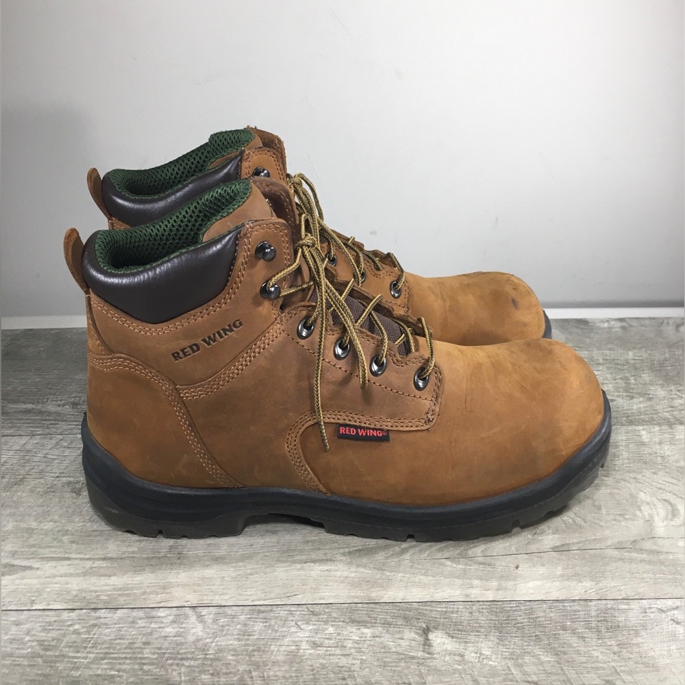 Red Wing Shoes 2235 King Safety Toe Nubuck Waterproof Work Mens Boots Size 12 D
